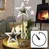 LED Stern Infinity Spiegel 45 cm Standfuß Deko Indoor Produktbild-Vorschau 1