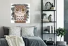 MuchoWow® Poster Illustration einer kleinen Eule 75x75 cm - Produktbild-Vorschau 4