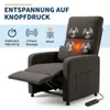 Elektrischer Relaxsessel mit Massage, Fernsehsessel Produktbild-Vorschau 8