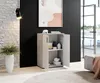 Kommode Debby 2 Türen - Weiß/Beton Produktbild-Vorschau 5