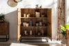 Massives Highboard SCORPION 120cm braun Mangoholz Sideboard Produktbild-Vorschau 3