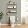 Toiletkastje 'Ljukhobro' met 3 planken, toiletrolhouder en Productafbeelding-voorbeeld 2