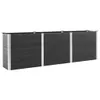 Garten-Hochbeet 300x100x91 cm WPC Grau Produktbild-Vorschau 1