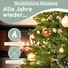DELUKE® Weihnachtsbaum künstlich 160cm mit Schnee [Inkl. Produktbild-Vorschau 4