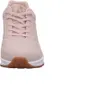 A close-up, front-facing view of a pink Skechers sneaker against a white background. Produktbild-Vorschau
