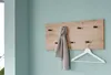 HAKU Wandgarderobe Eiche hell, schwarz - MDF, Metall, Produktbild-Vorschau 9
