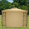 Seitenwand Livorno ohne Fenster 160g 2er Set beige Produktbild-Vorschau 3