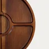 HOMLA Półmisek MOOKA z drewna akacjowego z pięcioma Podgląd zdjęcia produktu 3