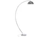 BELIANI Stehlampe Silber Metall 188 cm verchromt runder Produktbild-Vorschau 1