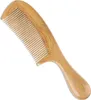 Handgefertigter 100 % natürlicher Haarkamm aus grünem Produktbild-Vorschau 1