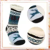 1 Paar Kuschelsocken Damen Hüttenschuhe Wintersocken Produktbild-Vorschau 5