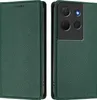 Litchi Leder Handyhülle für TCL 503 Wallet Kartenfächer Produktbild-Vorschau 2