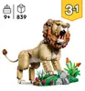 LEGO Creator 3-in-1-Set Wilde Tiere: Majestätischer Löwe - Produktbild-Vorschau 2