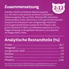 A close-up of a product information label with text and graphics. Produktbild-Vorschau