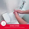 Spülkasten mit Waschbecken, 3/6 L, Keramik, Weiß, 412x380x180 mm Produktbild-Vorschau