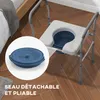 HOMCOM Siège de toilette percé multifonctionnel 4 en 1 avec Voir les images du produit 7