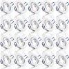 20 x Flexibler LED Einbaustrahler HMZ-5103-WH Rund Weiß - Produktbild-Vorschau 5