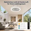 46cm Deckenventilator mit Beleuchtung - Leiser DC Motor Produktbild-Vorschau 2