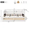 Letto imbottito Merax Daybett, 90x200 cm, con letto Anteprima dell’immagine prodotto 6