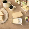 Ceramiczny pojemnik na masło z drewnianą pokrywką Tosca Podgląd zdjęcia produktu 2