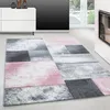 Teppium tapis 160x230 cm à poils courts coupe contour rose Voir les images du produit 2