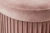 riess-ambiente Polsterbank ÉLAN 80cm rosa Samt ovale Produktbild-Vorschau 9