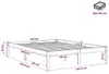 VidaXL 852406, 145,5 cm, 2,15 m, 31 cm, 1400 x 2100 mm, 1 Podgląd zdjęcia produktu 7