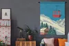 MuchoWow® Wandteppich Wandbehang Skilift - Vintage - Produktbild-Vorschau 5