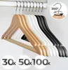 Jago® Kleiderbügel - Holz, Hosensteg und Schlaufenkerben, Produktbild-Vorschau 2
