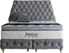 JUPITER Polsterbett  90x200  - Farbe: Anthrazit - Set:  Produktbild-Vorschau 1
