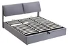 Bekleed bed 160 x 200 cm van fluweel met bedbox met Productafbeelding-voorbeeld 8