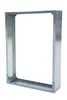 A metal frame for storing firewood, shown in a studio setting against a white background. Produktbild-Vorschau