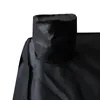 A close-up view of a black fabric cover for a grill, showing a vent or chimney opening. Produktbild-Vorschau