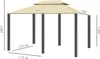 Outsunny Pavillon Gartenpavillon Partyzelt Gartenzelt Produktbild-Vorschau 3