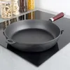 Padella in ghisa 30 cm con manico in legno per tutte le Anteprima dell’immagine prodotto 3