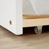 Homestyle4u Tagesbett 90x200 Ausziehbett Weiß mit Matratze Produktbild-Vorschau 6