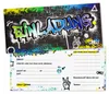 15 Graffiti Einladungskarten mit effektvollem Produktbild-Vorschau 1
