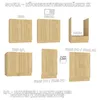 Küchenhängeschrank 80 cm - Beige Matt - Eck-Hängeschrank - Produktbild-Vorschau 5
