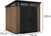 KETER Pent Signature Záhradný Domček 7X7 216 X 226 X 216 cm Náhľad obrázku produktu 11