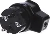 BACHMANN Vollgummi-Winkelstecker, schwarz mit Schutzkontakt Produktbild-Vorschau 5