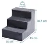 Relaxdays Hundetreppe, 3 Stufen, HxBxT: 36,5 x 35 x 45 cm, Produktbild-Vorschau 4