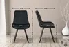 2er Set Esszimmerstuhl LOVER - Samt Schwarz 53x59x89 cm | Produktbild-Vorschau 7