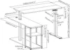 Ergo Office Höhenverstellbarer elektrischer Schreibtisch , Produktbild-Vorschau 7