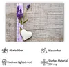Abwaschbare Tischsets 4er Set Landhaus-Stil Lavendel Produktbild-Vorschau 4