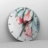 Wanduhr - Rund - Glasuhr - Blume Eukalyptus Australier - Produktbild-Vorschau 4