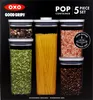 Set 5 ks dóz OXO POP Good Grips – malý štvorec – Náhľad obrázku produktu 3