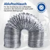 Abluftschlauch 125er Rundsystem 5m Schlauch aus Aluminium Produktbild-Vorschau 2