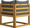 set 6 pezzi da giardino con cuscini in legno massiccio di Anteprima dell’immagine prodotto 10