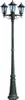 vidaXL Lanterna da giardino a 3 fuochi 215 cm verde Anteprima dell’immagine prodotto 1
