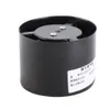 A black cylindrical fan with a label on its side, isolated on a white background. Produktbild-Vorschau